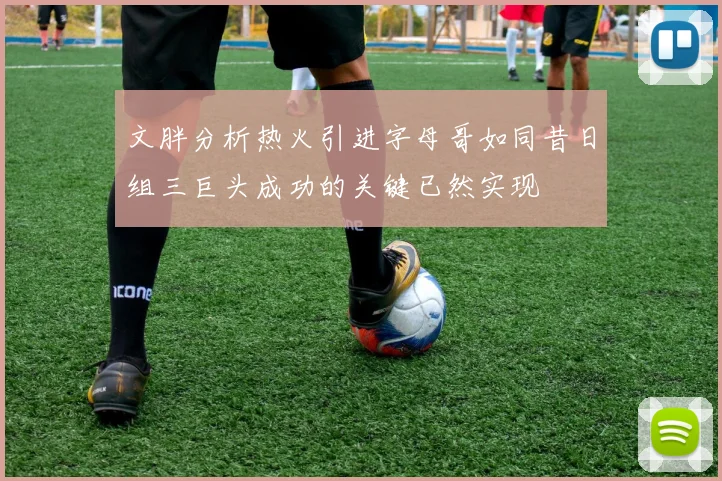 文胖分析热火引进字母哥如同昔日组三巨头成功的关键已然实现